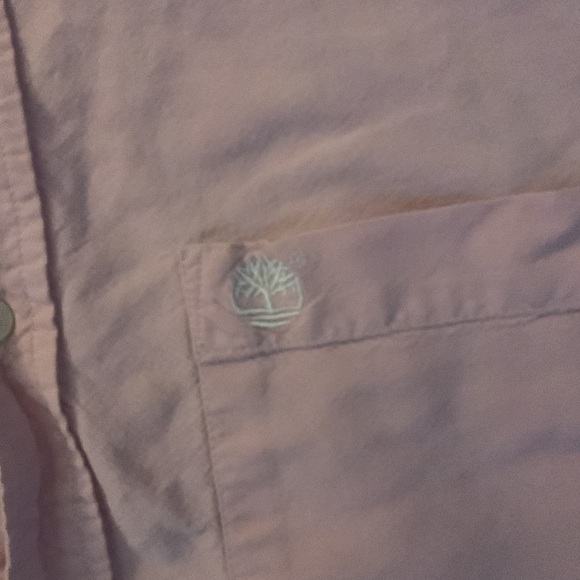 Timberland Men's Casual Button Down Cotton Shirt Size medium - Picture 3 of 3